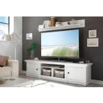 Weiße Home Affaire California TV-Lowboards & Fernsehtische Breite 150-200cm, Höhe 50-100cm, Tiefe 0-50cm 