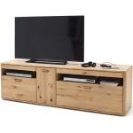 Weiße Moderne Expendio TV-Lowboards & Fernsehtische aus Massivholz mit Schublade Breite 150-200cm, Höhe 150-200cm, Tiefe 0-50cm 