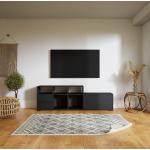 Schwarze Skandinavische Mycs TV-Lowboards & Fernsehtische aus MDF mit Schublade Breite 0-50cm, Höhe 50-100cm, Tiefe 150-200cm 