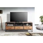 Industrial SAM TV Schränke & Fernsehschränke lackiert aus Massivholz mit Schublade Breite 150-200cm, Höhe 150-200cm, Tiefe 0-50cm 