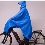 LOWLAND OUTDOOR® Fahrradregenponcho, Blau, One siz
