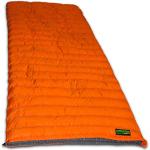LOWLAND OUTDOOR Unisex-Adult Super compact blanket-590g-210 cm +8°C, orange, 210 x 80 x 80 cm
