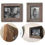Braune Moderne Fotorahmen aus Massivholz Hochformat 10x15 