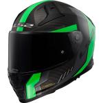LS2 FF811 Vectror II Carbon Grid Helm, grün, Größe XL