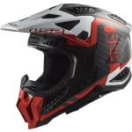 LS2 MX703 Carbon X-Force 06 Victory Red White MX Offroad Enduro Helm, L