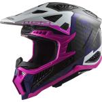 LS2 MX703 X-Force Carbon Victory Fluo Pink Violett Gr. XL 61/62