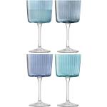 Saphirblaue Glasserien & Gläsersets 4-teilig 