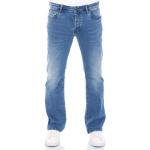 Blaue Unifarbene LTB Roden Jeans mit Stickerei für Herren Weite 29 