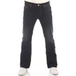Blaue Unifarbene LTB Tinman Straight Leg Jeans mit Knopf für Herren Weite 29 