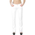 Weiße Unifarbene LTB Valerie Bootcut Jeans aus Denim für Damen Größe XS Weite 29 
