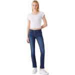 Blaue LTB Aspen Straight Leg Jeans aus Denim für Damen Größe XS Weite 24 