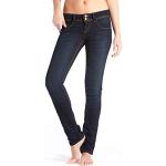 Blaue LTB Straight Leg Jeans aus Denim für Damen Größe L Weite 25 