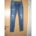 Blaue LTB Molly Slim Fit Jeans aus Denim für Damen Weite 28, Länge 30 