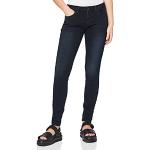 Blaue LTB Skinny Jeans mit Reißverschluss aus Denim für Damen Weite 28 