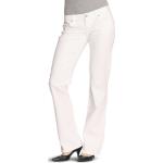 Weiße Bestickte LTB Valerie Hüftjeans & Low Waist Jeans aus Denim für Damen Weite 24 