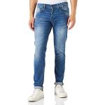 Reduzierte Blaue LTB Slim Fit Jeans aus Denim enganliegend für Herren Weite 30 