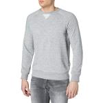 Graue LTB Rundhals-Ausschnitt Herrensweatshirts aus Baumwolle Größe M 