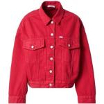 Reduzierte Rote Unifarbene LTB Übergangsjacken aus Baumwolle für Damen Größe M für den für den Frühling 
