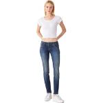Blaue LTB Molly Slim Fit Jeans mit Reißverschluss aus Baumwolle für Herren Größe L Weite 33 