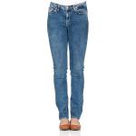 Blaue Unifarbene LTB Aspen Slim Fit Jeans mit Reißverschluss aus Baumwolle für Damen Weite 29 