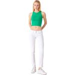 Weiße LTB Molly Slim Fit Jeans mit Reißverschluss aus Baumwolle für Damen Größe XS Weite 29 