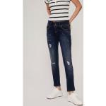 Reduzierte Blaue Vintage LTB Molly Slim Fit Jeans aus Denim für Damen Größe XS 