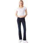 Dunkelblaue LTB Valerie Slim Fit Jeans aus Denim für Damen Größe L Weite 29 