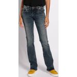 Reduzierte Blaue Unifarbene LTB Valerie Hüftjeans & Low Waist Jeans mit Knopf aus Baumwollmischung für Damen Größe XS Weite 31, Länge 32 