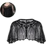 Reduzierte Schwarze Elegante Maxi Lange Abendkleider mit Pailletten aus Polyester für Damen für Partys 
