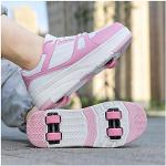 Pinke Schuhe mit Rollen atmungsaktiv für Kinder Größe 37 