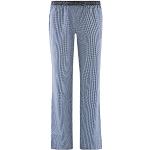 Luca David Damen Pyjamahose Olden Glory Pants - blau/weiß - Größe 38