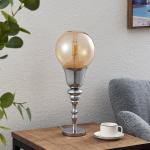 Reduzierte Silberne Moderne Tischlampen & Tischleuchten aus Chrom 