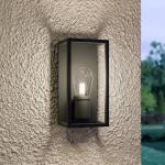 Reduzierte Schwarze Minimalistische Außenwandleuchten & Außenwandlampen E14 
