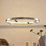 Reduzierte Graue Moderne LED-Pendelleuchten aus Eisen 