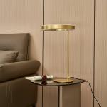 Reduzierte Goldene Moderne LED Tischleuchten & LED Tischlampen aus Messing 