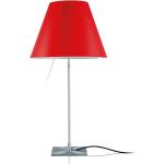 Rote Moderne LucePlan Costanza Designer Tischlampen aus Aluminium höhenverstellbar 