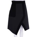 LUCKY CHOUETTE Skirt Asymmetrical Cut D 38 black NEW