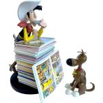 Lucky Luke und Rantanplan Bücherstapel - Figur