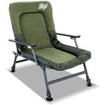 Lucx Angelstuhl Karpfenstuhl Carp Chair Gartenstuhl Camping Stuhl mit Armlehnen in Grün 'Like a Hobo'