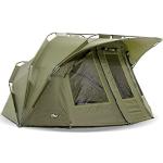 Lucx® Lion Angelzelt Bivvy 1-2 Mann Karpfenzelt Carp Dome Angler Zelt 10.000mm Wassersäule - Campingzelt