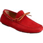 Rote Lüke Schuhe Herrenmokassins aus Veloursleder Größe 42,5 