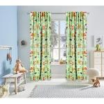 Grüne Lüttenhütt Kindergardinen & Kinderzimmer-Gardinen aus Textil 
