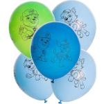 Hellblaue Nickelodeon PAW Patrol Runde Luftballons 5-teilig 