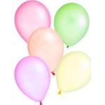 Bunte Buttinette Runde Luftballons 50-teilig zum Karneval / Fasching 