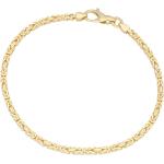 Goldene Luigi Merano Königsarmbänder & Königsketten Armbänder aus Gold 10 Karat 