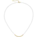 Goldene Halsketten & Halsschmuck Glänzende aus Gold 10 Karat mit Echte Perle 