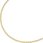 18k feine Goldkette Königskette vergoldet 60cm lang 4MM Damen Herren Geschenk 