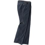 Blaue Luigi Morini Stretch-Jeans mit Gürtel aus Denim für Herren Größe 3 XL Große Größen 