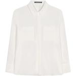 Weiße Elegante Luisa Cerano Festliche Blusen aus Seide enganliegend für Damen Größe XL 