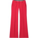 Reduzierte Rote Luisa Cerano Bundfaltenhosen mit Reißverschluss maschinenwaschbar für Damen Größe S 